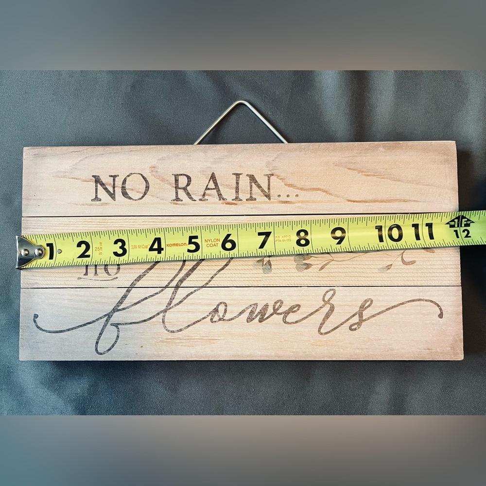 Rustic Farmhouse Slat Wood Sign - Picture 2 of 4